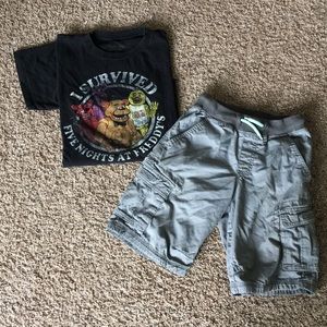 DONATING SOON   FNAF T-shirt and shorts